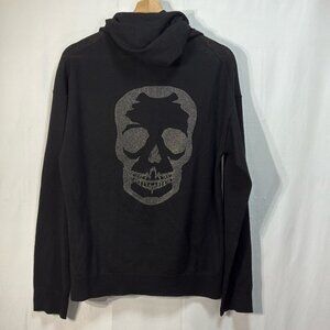 ♦️ Zadig and Voltaire sixtine M skull extra fine merino wool zip up hoodie